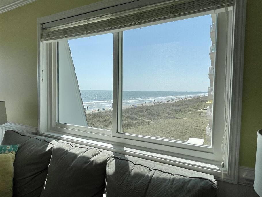 *2Br Oceanfront Retreat*King Ensuite*Pool*Nmb Cherry Grove*Pc4 Myrtle Beach Exteriör bild