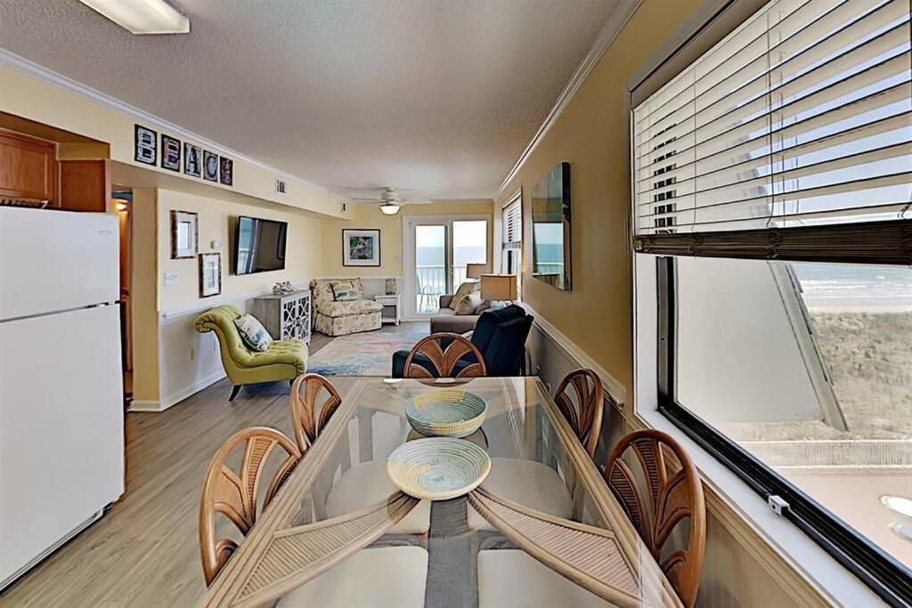 *2Br Oceanfront Retreat*King Ensuite*Pool*Nmb Cherry Grove*Pc4 Myrtle Beach Exteriör bild