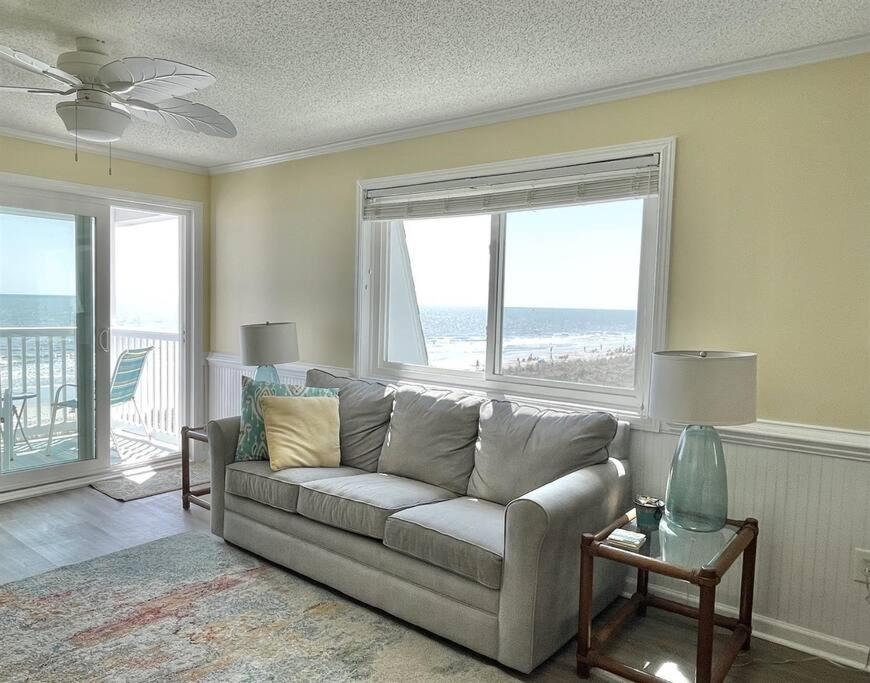 *2Br Oceanfront Retreat*King Ensuite*Pool*Nmb Cherry Grove*Pc4 Myrtle Beach Exteriör bild