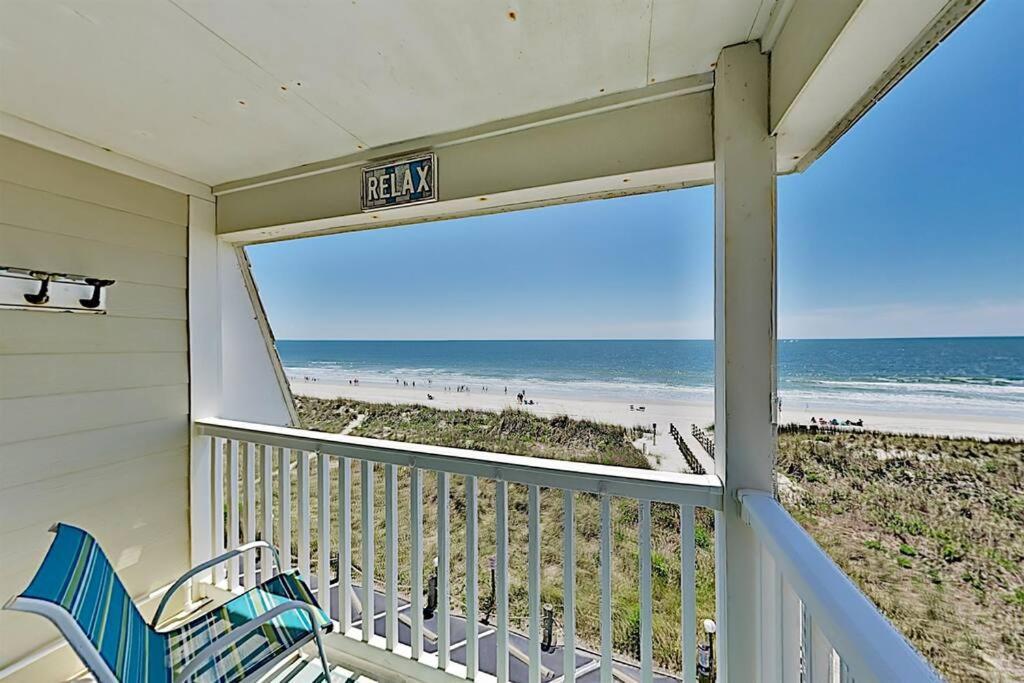 *2Br Oceanfront Retreat*King Ensuite*Pool*Nmb Cherry Grove*Pc4 Myrtle Beach Exteriör bild