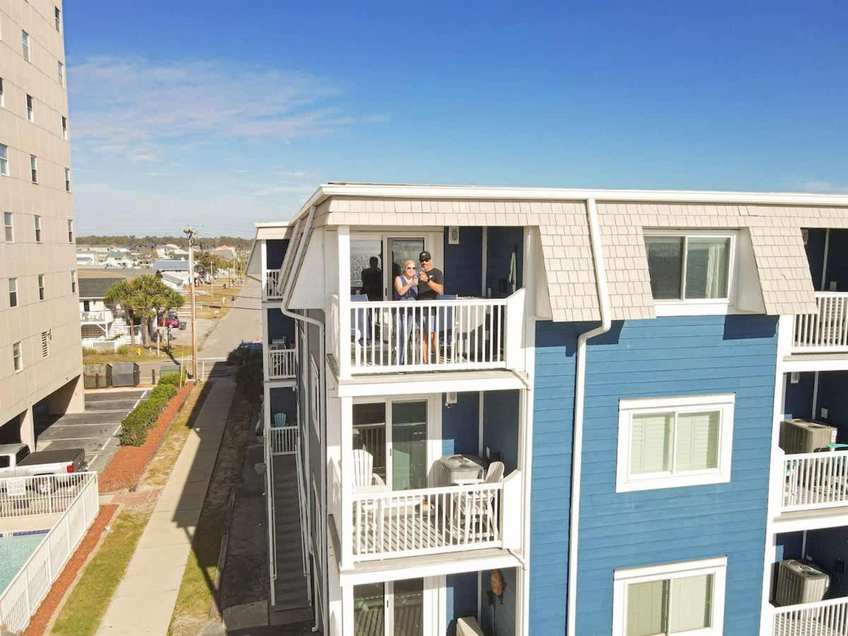 *2Br Oceanfront Retreat*King Ensuite*Pool*Nmb Cherry Grove*Pc4 Myrtle Beach Exteriör bild