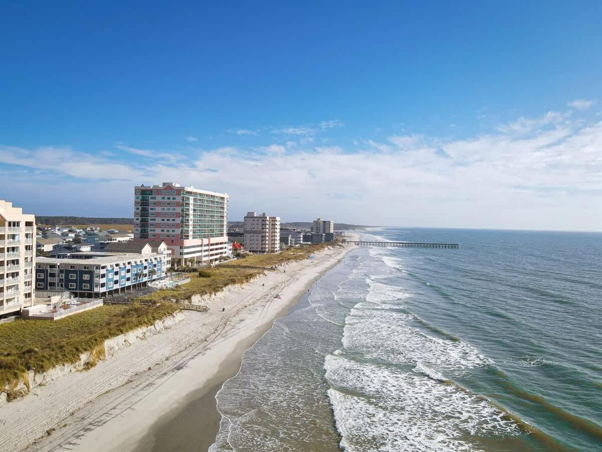 *2Br Oceanfront Retreat*King Ensuite*Pool*Nmb Cherry Grove*Pc4 Myrtle Beach Exteriör bild