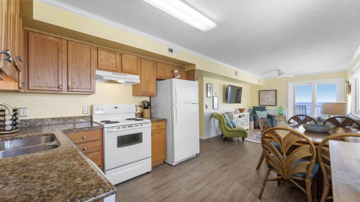 *2Br Oceanfront Retreat*King Ensuite*Pool*Nmb Cherry Grove*Pc4 Myrtle Beach Exteriör bild