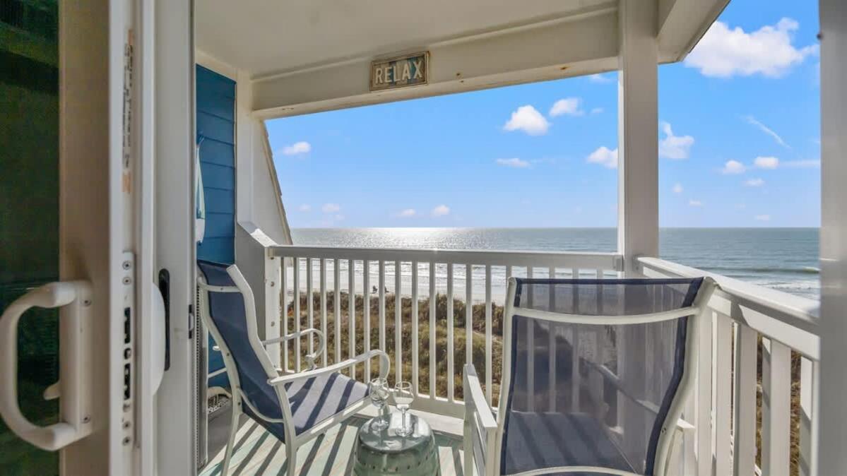 *2Br Oceanfront Retreat*King Ensuite*Pool*Nmb Cherry Grove*Pc4 Myrtle Beach Exteriör bild