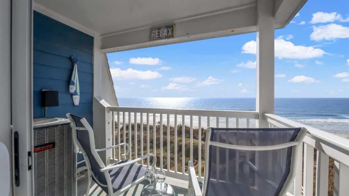 *2Br Oceanfront Retreat*King Ensuite*Pool*Nmb Cherry Grove*Pc4 Myrtle Beach Exteriör bild