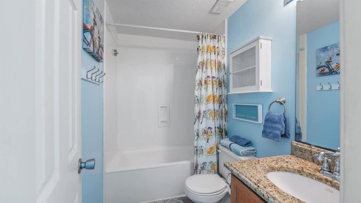 *2Br Oceanfront Retreat*King Ensuite*Pool*Nmb Cherry Grove*Pc4 Myrtle Beach Exteriör bild