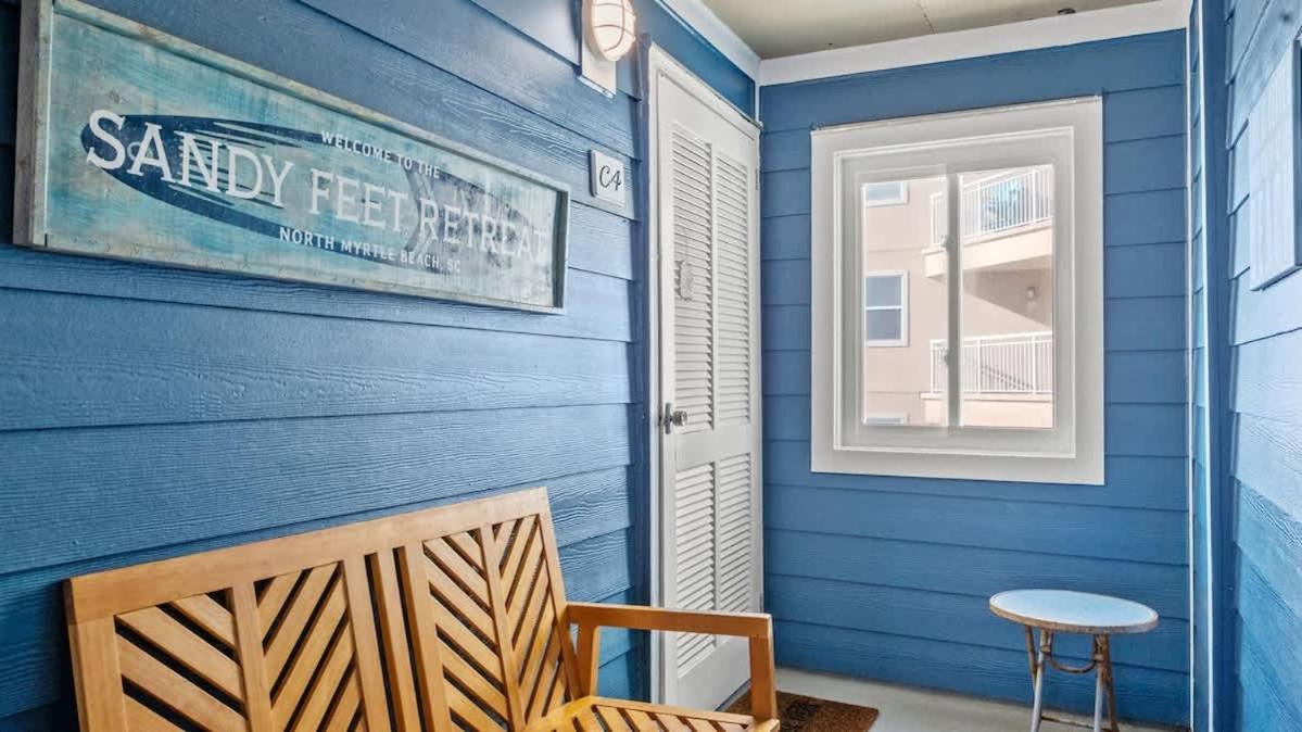*2Br Oceanfront Retreat*King Ensuite*Pool*Nmb Cherry Grove*Pc4 Myrtle Beach Exteriör bild