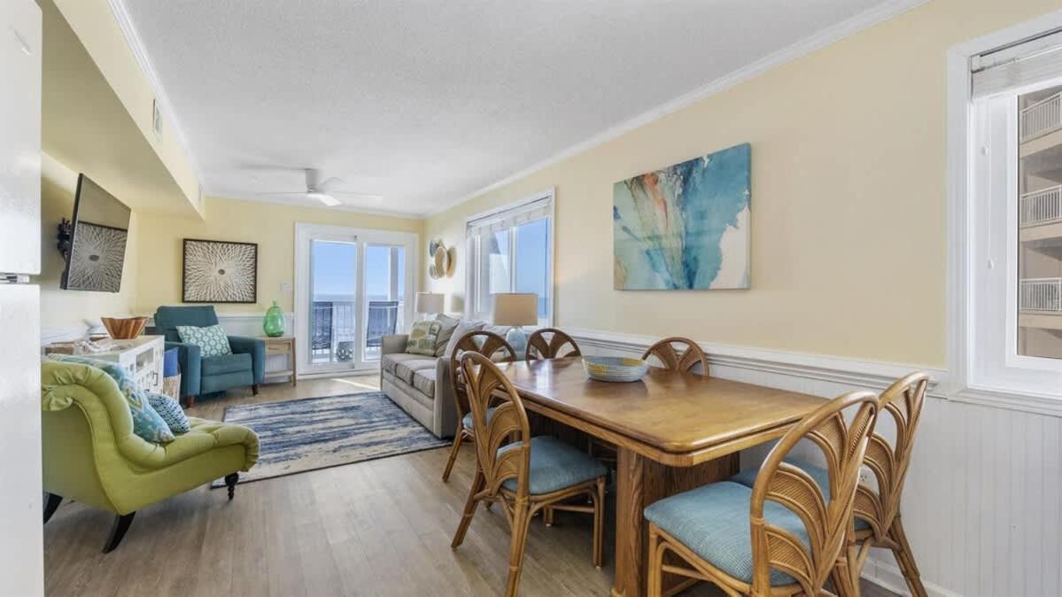 *2Br Oceanfront Retreat*King Ensuite*Pool*Nmb Cherry Grove*Pc4 Myrtle Beach Exteriör bild