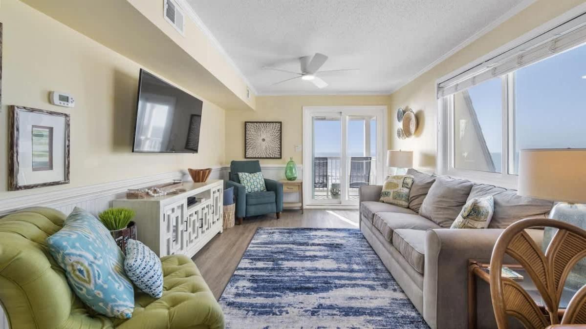 *2Br Oceanfront Retreat*King Ensuite*Pool*Nmb Cherry Grove*Pc4 Myrtle Beach Exteriör bild