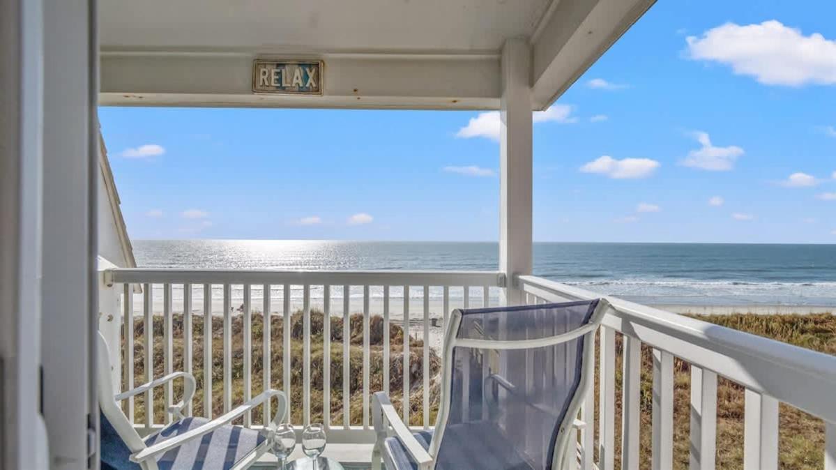*2Br Oceanfront Retreat*King Ensuite*Pool*Nmb Cherry Grove*Pc4 Myrtle Beach Exteriör bild