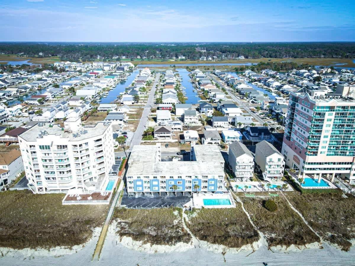 *2Br Oceanfront Retreat*King Ensuite*Pool*Nmb Cherry Grove*Pc4 Myrtle Beach Exteriör bild